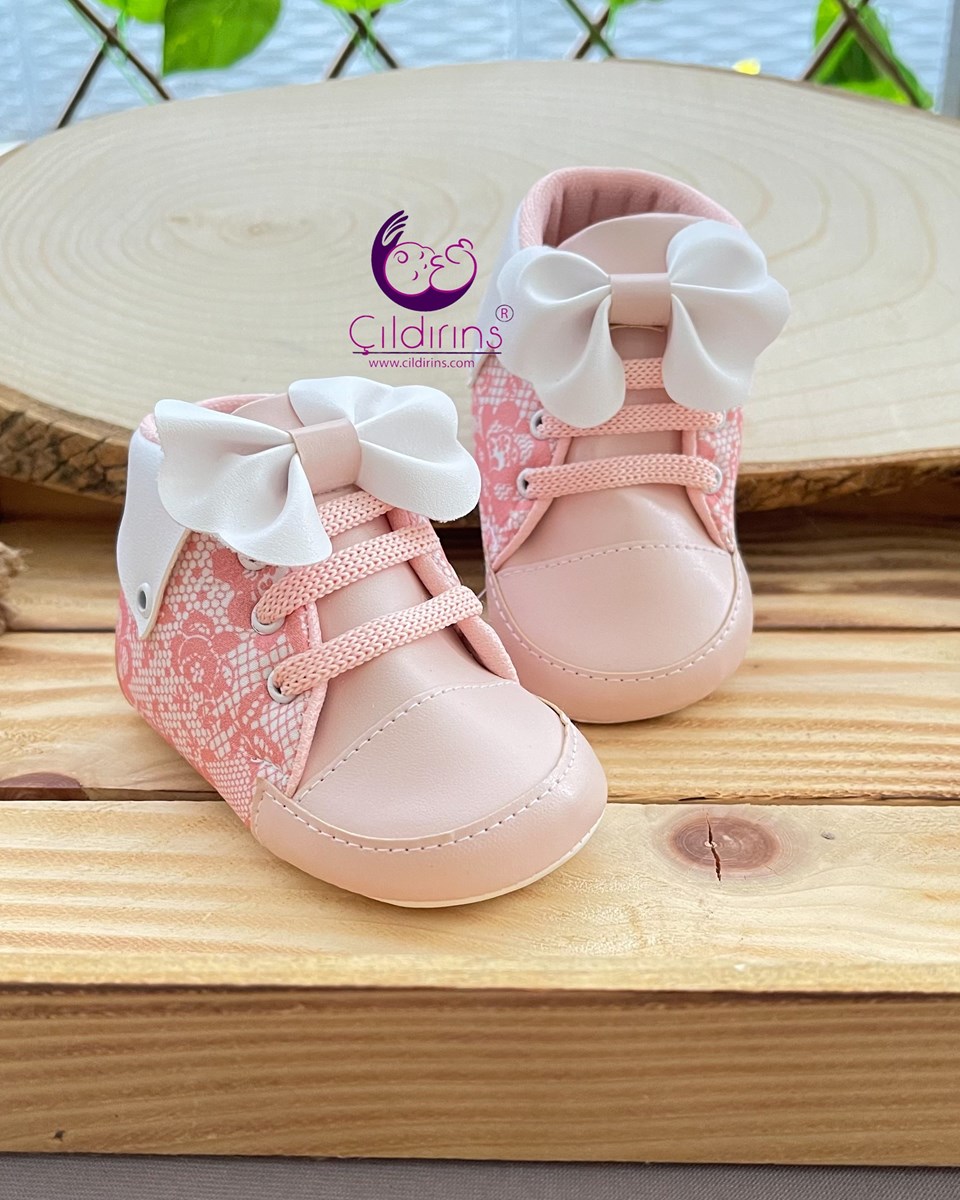 Pamily Fiyonklu Boğazlı Bebek Ayakkabısı - SOMON