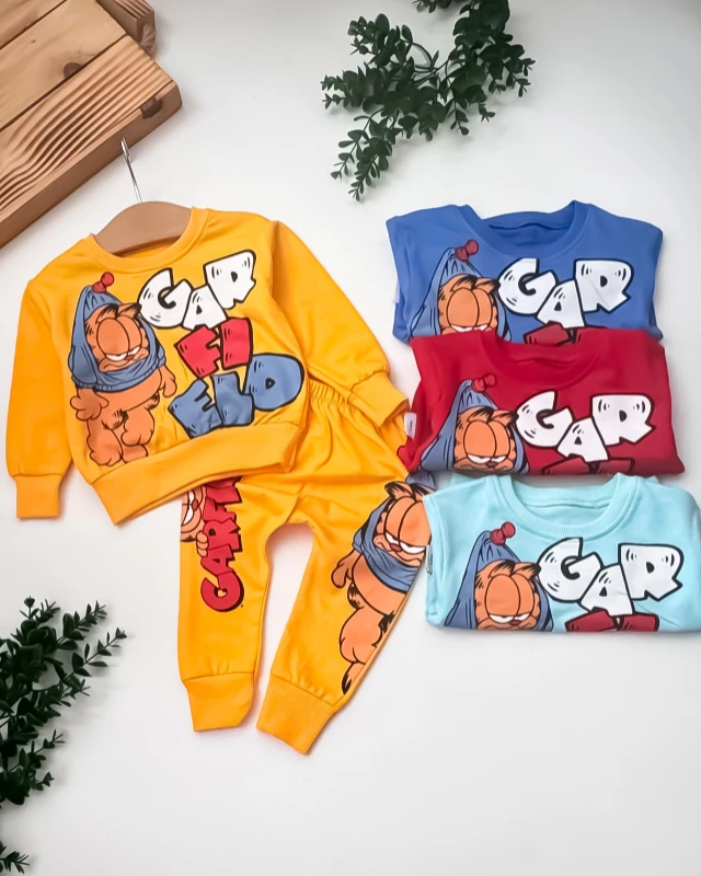 Cuscino Garrffild Baskılı 2’li Bebek Takım