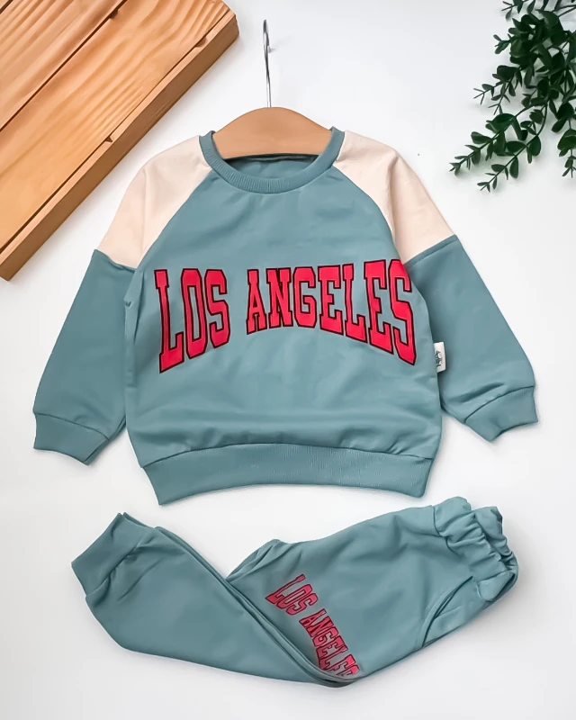 Pccl Büyük Yaş Los Angeles Baskılı 2’li Çocuk Takım