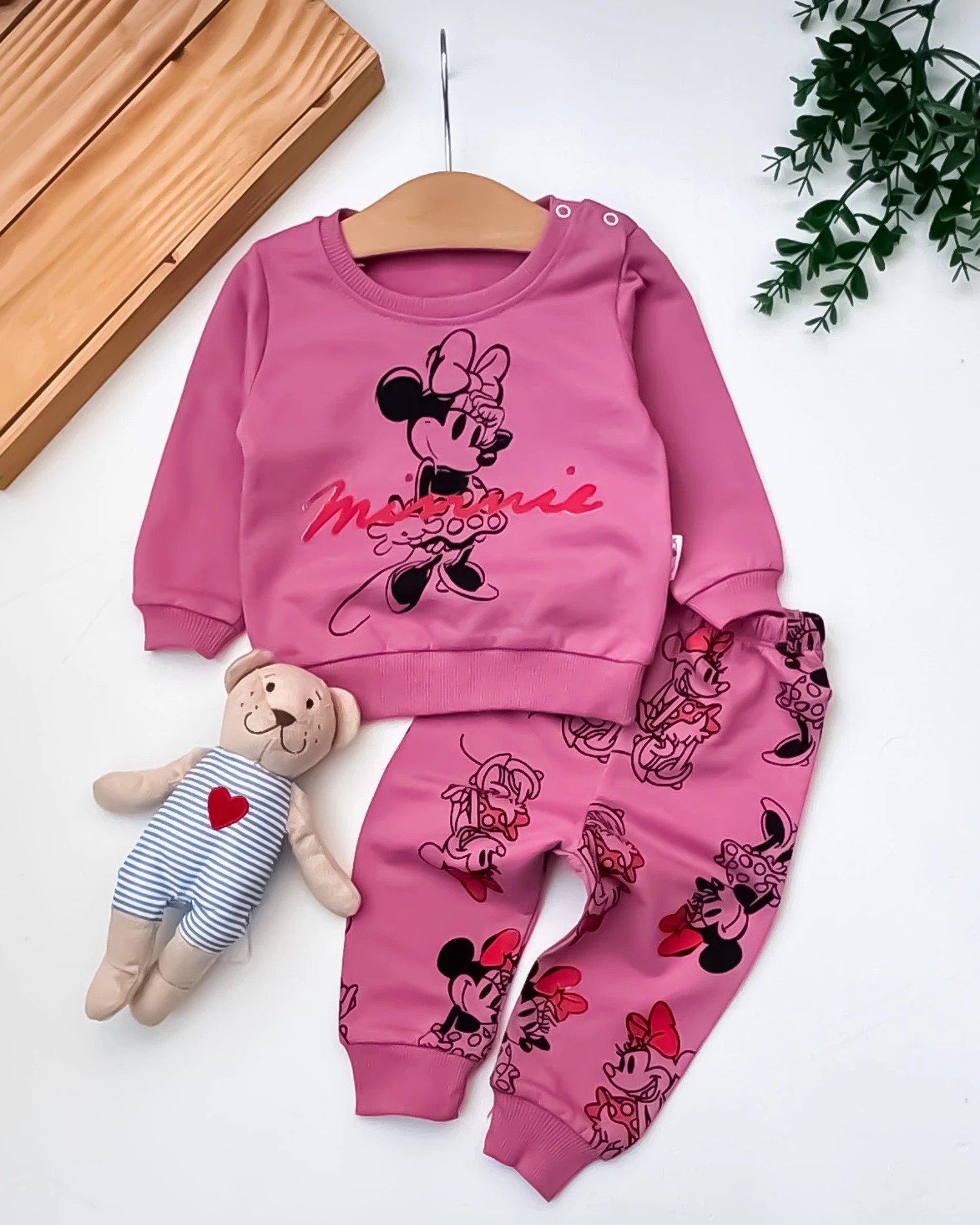 Pccl Minie Baskılı 2’li Bebek Takım