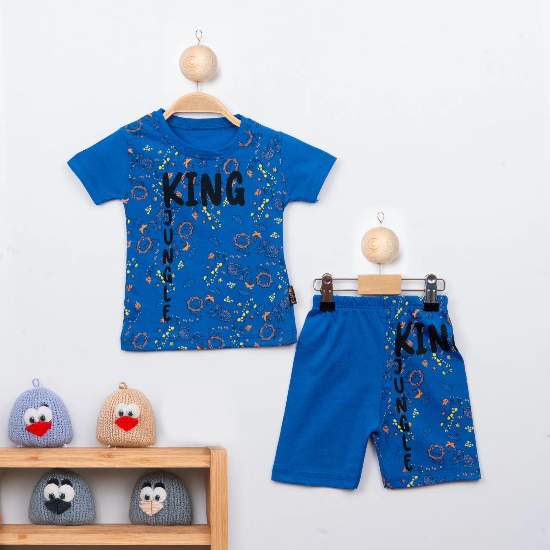 Cuscino Yazlık King Baskılı 2’li Bebek Takım