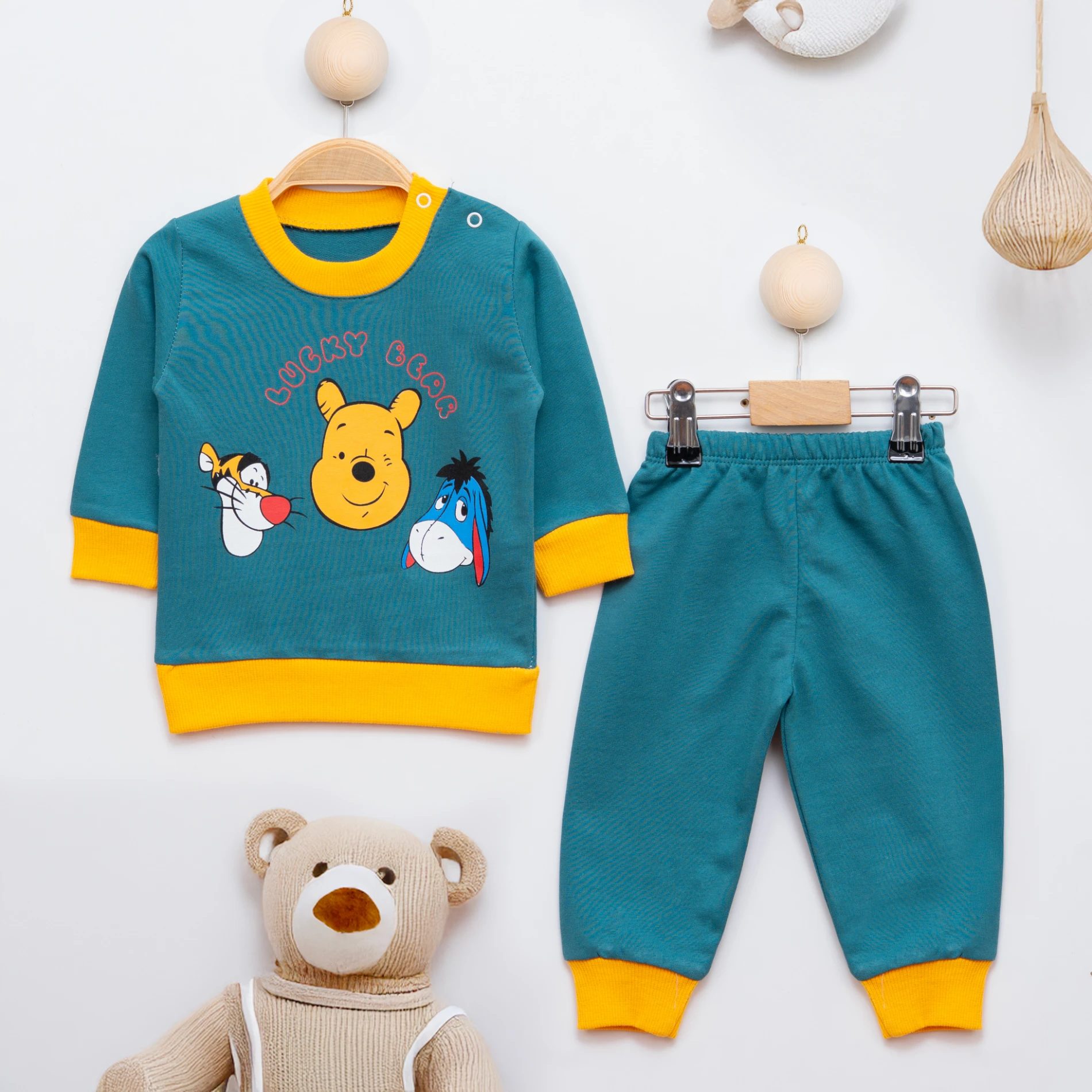 Bunny Wini The Poh Baskılı 2’li Bebek Takım