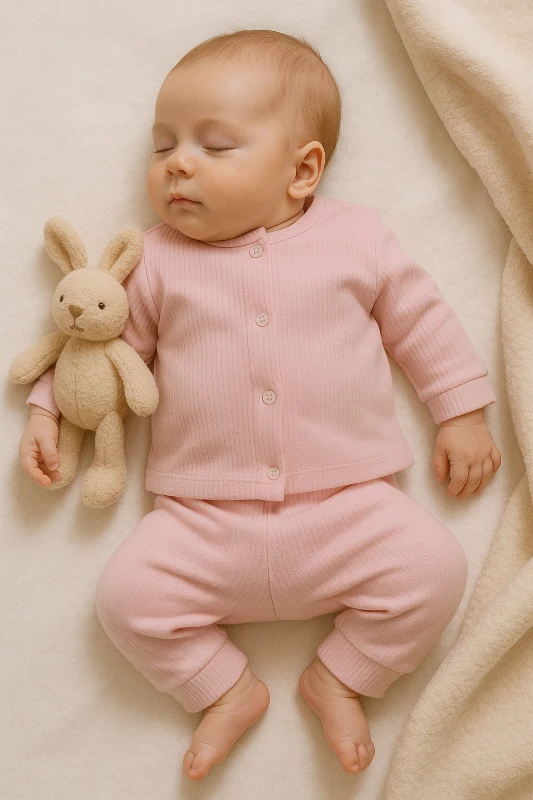 Babyselen Raporlu Kumaş 2’li Bebek Pijama Takım