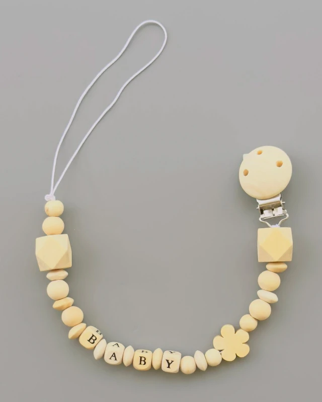 İsme Özel Ahşap Emzik - Model 16