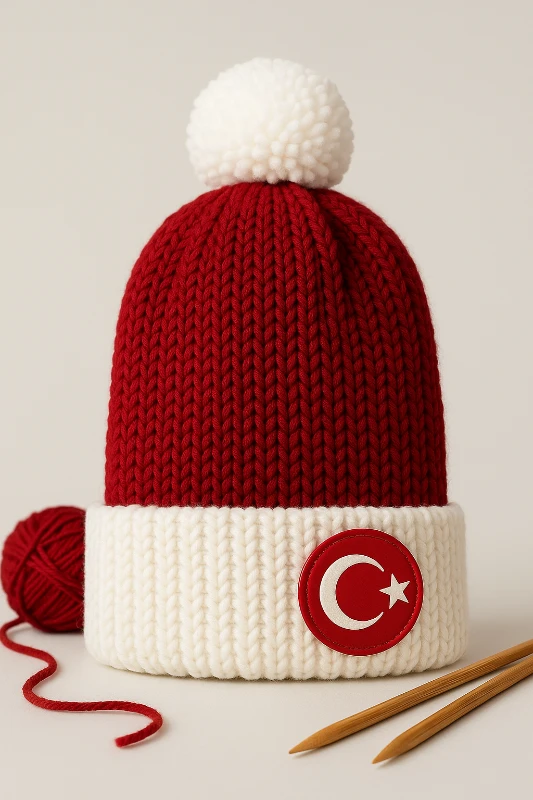 Taraftar Örgü Bere - Model 5