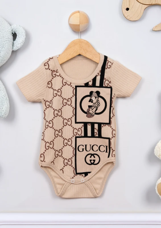 Guci Miki Baskılı Çıtçıtlı Bebek Badi