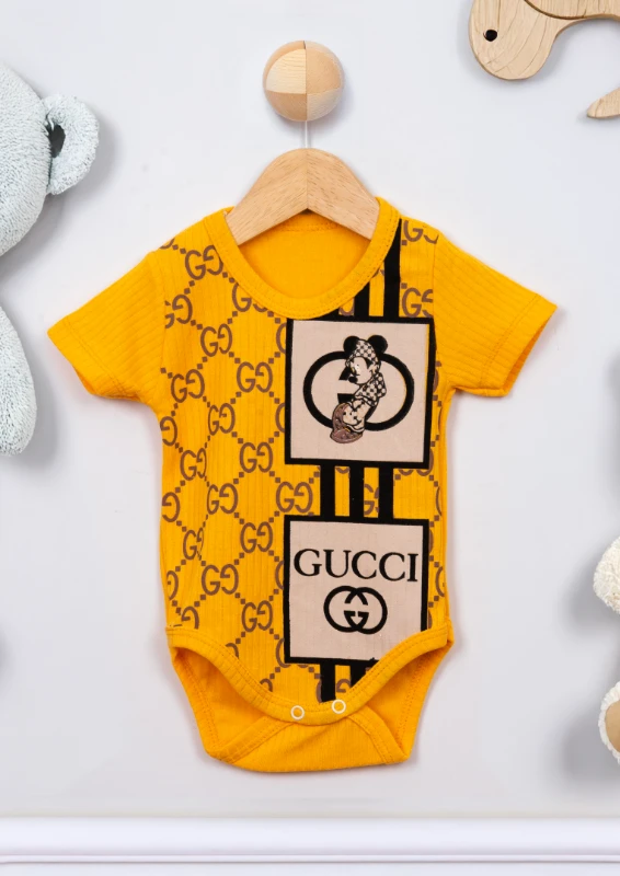 Guci Miki Baskılı Çıtçıtlı Bebek Badi