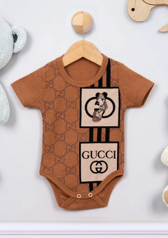 Guci Miki Baskılı Çıtçıtlı Bebek Badi