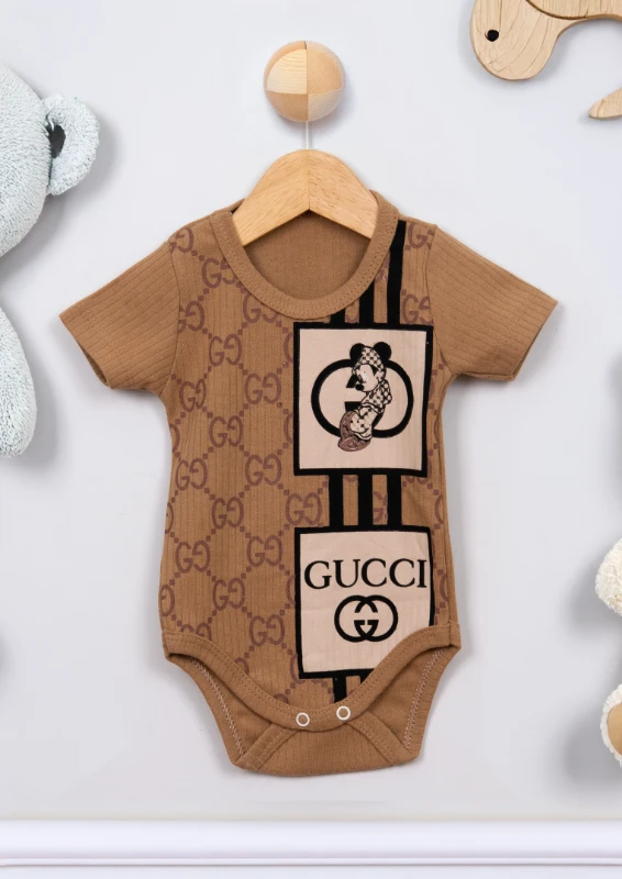 Guci Miki Baskılı Çıtçıtlı Bebek Badi