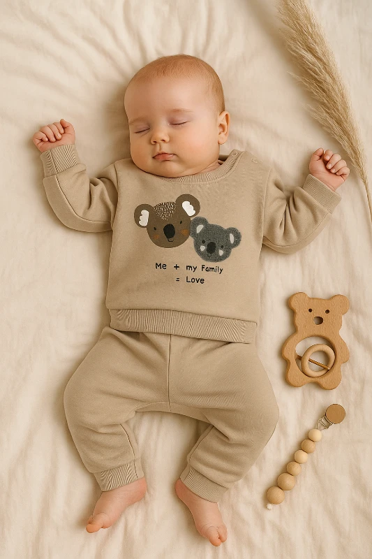 Süzene Koala Nakışlı 2’li Bebek Takım